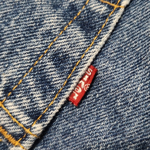 Vintage LEVI'S 550 Relaxed Fit Tapered Leg Baggy Oversized Denim Blue Dad Jeans - Picture 8 of 17